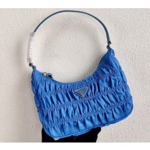 Prada Nylon and Saffiano Leather Mini Bag 1NE204 Sky Blue 2020