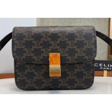 Celine Triomphe Canvas Teen Classic Bag 2020