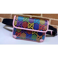 Gucci GG Psychedelic Belt Bag 598113 Pink 2020
