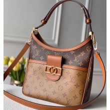 Louis Vuitton Monogram Reverse Canvas Dauphine Small Hobo Bag M44395 2020