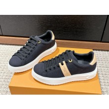 Louis vuitton Time Out Sneaker Black Canvas 2024