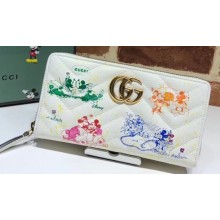 Disney x Gucci GG Marmont Zip Around Wallet 616765 2020