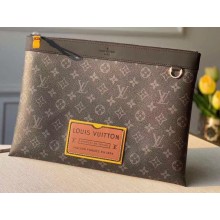 Louis Vuitton Monogram Eclipse Canvas Pochette Discovery GM Bag M69256 2020