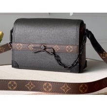 Louis Vuitton Monogram Canvas Shoulder Bag Black Runway 2020
