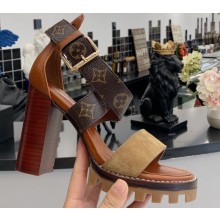 Louis Vuitton Heel 10.5 cm Laureate Platform Sandals 02 2020