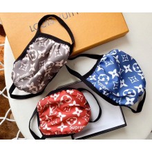 Louis Vuitton Supreme Monogram Face Mask 2020