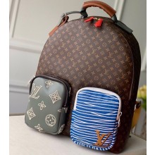 Louis Vuitton Patchwork Backpack Bag Monogram Canvas 2020