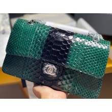 Chanel Python Classic Flap Medium Bag A1112 53