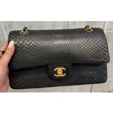 Chanel Python Classic Flap Medium Bag A1112 49