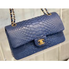 Chanel Python Classic Flap Medium Bag A1112 41