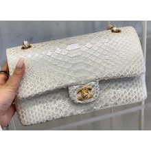 Chanel Python Classic Flap Medium Bag A1112 32