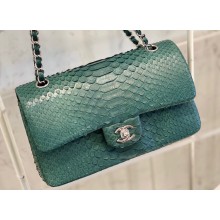 Chanel Python Classic Flap Medium Bag A1112 23