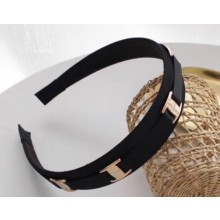 Ferragamo Logo Headband Black