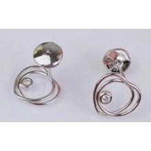 Hermes Farandole Earrings Silver