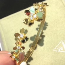 Van Cleef & Arpels Frivole Flowers Bracelet Gold