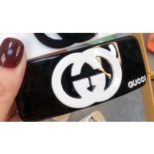 Gucci GG Resin Hair Accessory Black