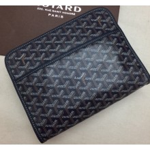 Goyard Jouvence Toiletry Pouch Clutch Bag Dark Blue