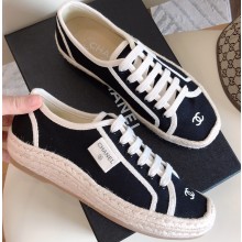 Chanel Vintage Canvas Sneakers Black 2020