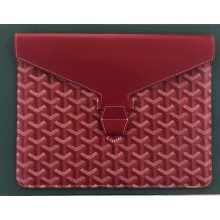 Goyard Camondo 2 Pouch Horizontal Clutch Bag Red