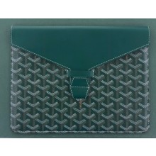 Goyard Camondo 2 Pouch Horizontal Clutch Bag Green
