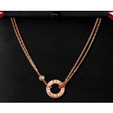 Cartier Love necklace with 1 Diamond Pink Gold