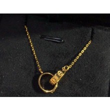 Cartier Dicyclic Love necklace Yellow Gold