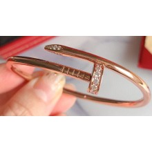 Cartier juste un clou Bracelet with Diamonds Pink Gold