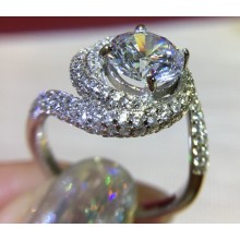 Cartier Trinity Ruban Solitaire Ring