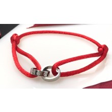 Cartier Red Love Bracelet White Gold
