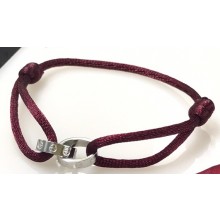 Cartier Burgundy Love Bracelet White Gold