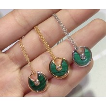 Cartier amulette de necklace Green