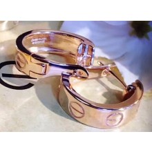 Cartier Love Earrings Small Pink Gold