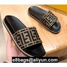Fendi FF Motif Men's Slides Sandals 2020