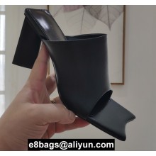 Balenciaga Heel 8cm Moon Mules Sandals Black 2020