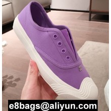Chanel Vintage Canvas Sneakers Purple Spring 2020