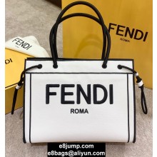 Fendi Roma Large Shopper Bag Undyed Canvas 2020