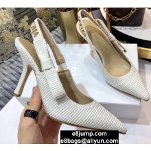 Dior Heel 9.5cm J'Adior x Chiara Ferragni Slingback Pumps White 2020