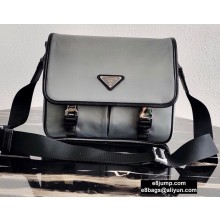 Prada Nylon Shoulder Bag 2VD769 Gray 2020