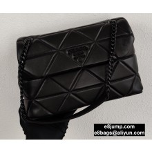 Prada Large Nappa Leather Spectrum Bag 1BD231 Black 2020
