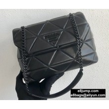 Prada Medium Nappa Leather Spectrum Bag 1BD232 Black 2020