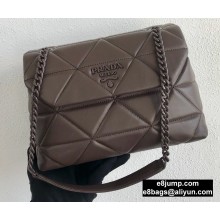Prada Medium Nappa Leather Spectrum Bag 1BD232 Coffee 2020