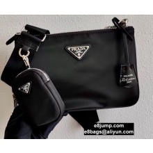 Prada Nylon Re-Edition 2000 Shoulder Bag 1BH046 Black 2020