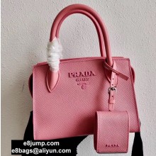 Prada Saffiano Leather Monochrome Bag 1BA269 Pink 2020