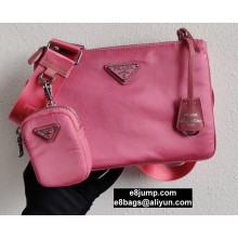 Prada Nylon Re-Edition 2000 Shoulder Bag 1BH046 Pink 2020