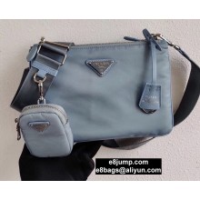 Prada Nylon Re-Edition 2000 Shoulder Bag 1BH046 Sky Blue 2020