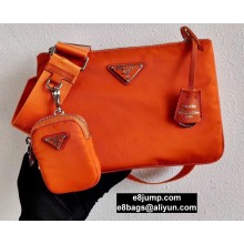 Prada Nylon Re-Edition 2000 Shoulder Bag 1BH046 Orange 2020
