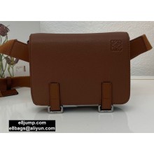Loewe Military Bumbag Bag in Soft Grained Calfskin Brown 2020