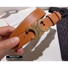 Celine Width 2.5cm Triomphe Belt C07