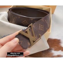 Louis Vuitton Width 4cm LV Initiales Belt LV39