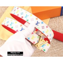 Louis Vuitton Width 3cm LV Initiales Belt LV19